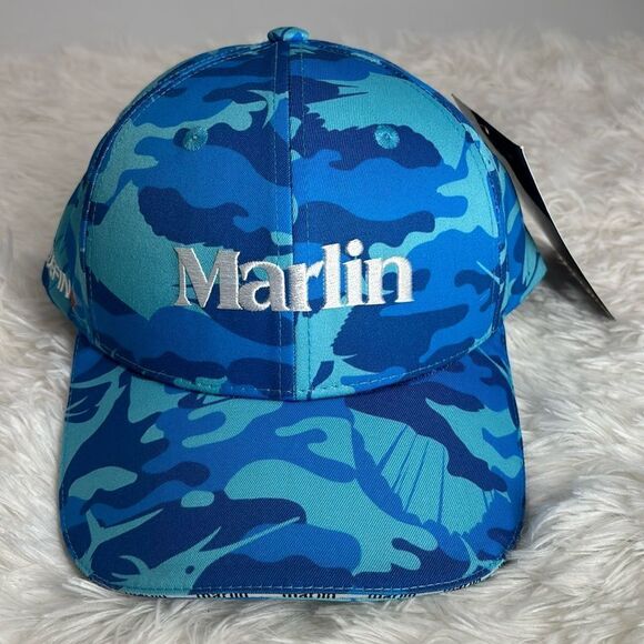 Marlin Bluefin Camo Hat New - Picture 1 of 11